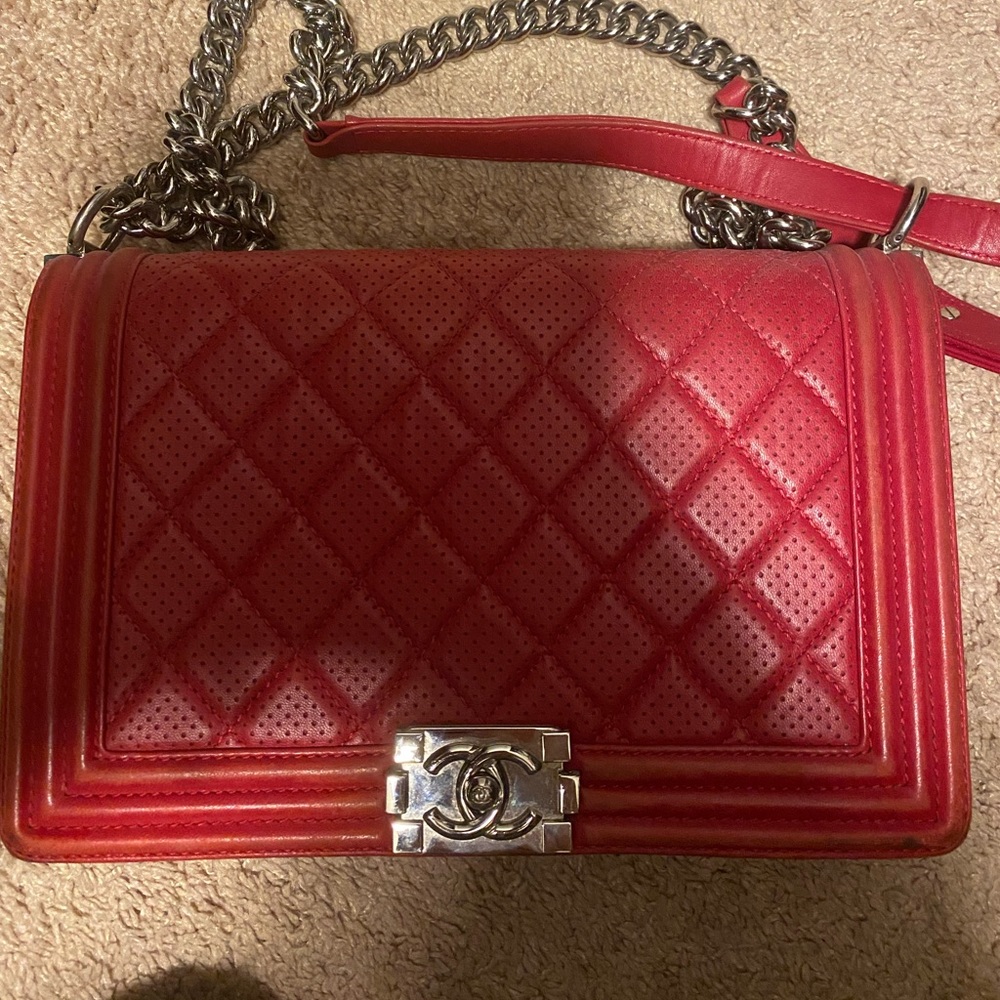 Chanel old medium boy bag